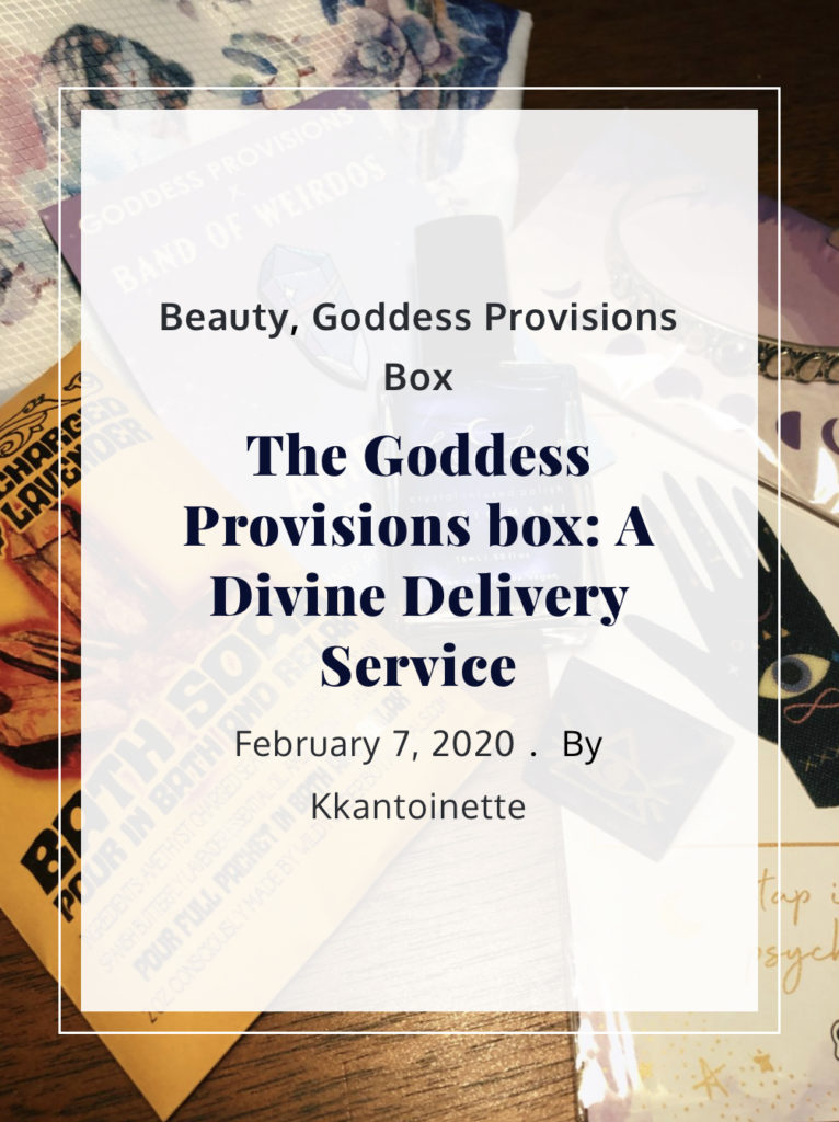 Goddess Provisions Box review