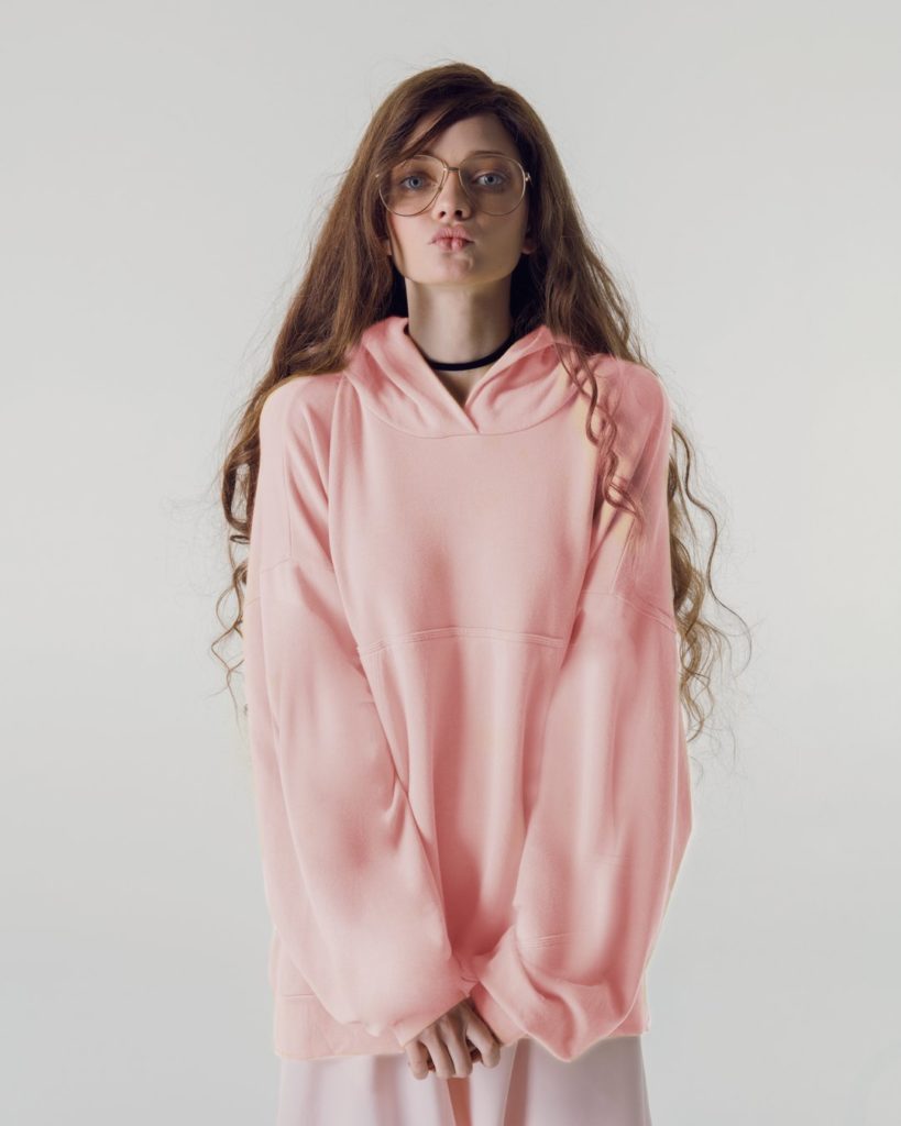 Selkie Signature Collection The Pink Custard Pillow Hoodie 